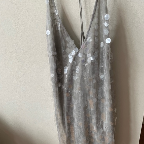 Urban Outfitters, Finn grey sequin dress - Picture 5 of 6